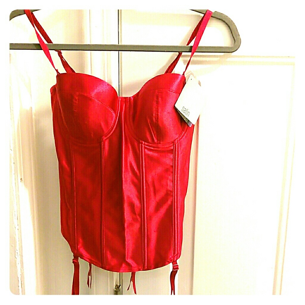 New Red 4-Way Convertible Bustier